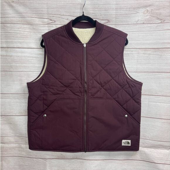 NWT The North Face Cuchillo Reversible Root Brown Vest Women’s Size XL - Picture 5 of 11